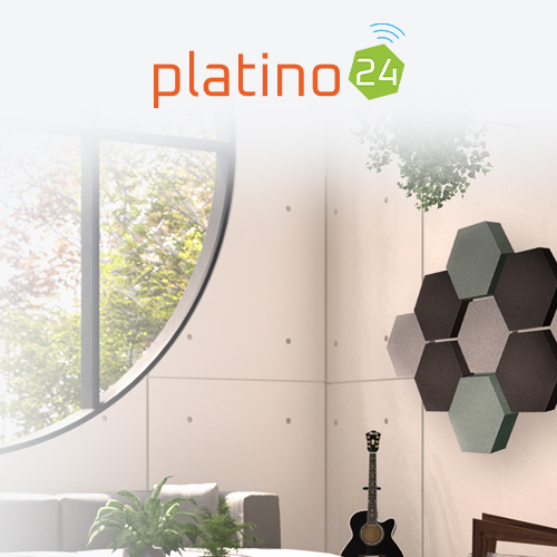 Panneau Acoustique Absorbeur 3D En Nid D'Abeille Basotect ® - 30/50/70mm - Platino24 - Neuf
