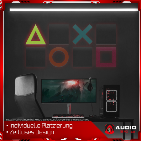 AUDIO SKiller 1 Schallabsorber Element Level UP Dreieck aus Basotect G+® mit Akustikfilz in Hellgrün/Akustikverbesserung für Gamer, Streamer, Youtuber