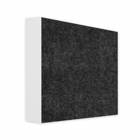 AUDIO SKiller 1 Sound Absorber Element Level UP Square made of Basotect G+® with acoustic felt in anthracite/acoustic improvement for gamers, streamers, Youtuber
