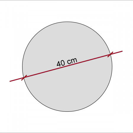 Ronde Kreis aus Basotect ® G+ / Durchmesser 400 mm / 50 mm dick