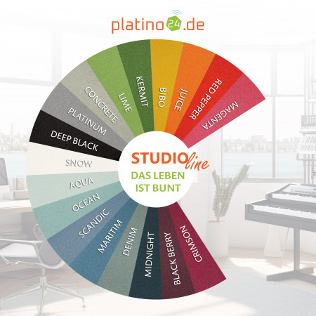 platino24 STUDIOline Akustikpaneele 3D-Set Wabe - 9 Elemente mit spezieller Akustik-Beschichtung #A003