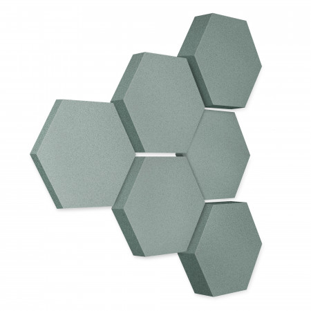 Edition LOFT Honeycomb - 6 absorbers made of Basotect ® - Colour: Denim