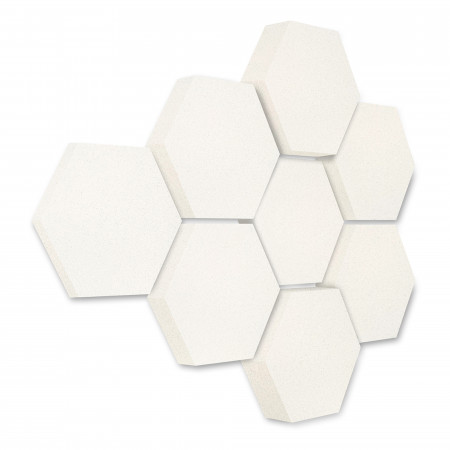 Edition LOFT Honeycomb - 8 absorbers made of Basotect ® - Colour: Snow