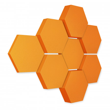 Edition LOFT Honeycomb - 8 Absorber aus Basotect ® - Farbe: Juice