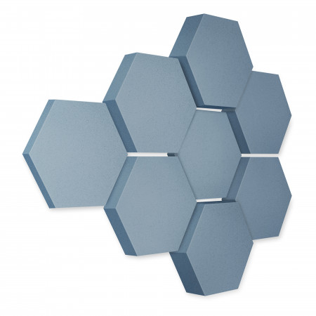 Edition LOFT Honeycomb - 8 Absorber aus Basotect ® - Farbe: Scandic