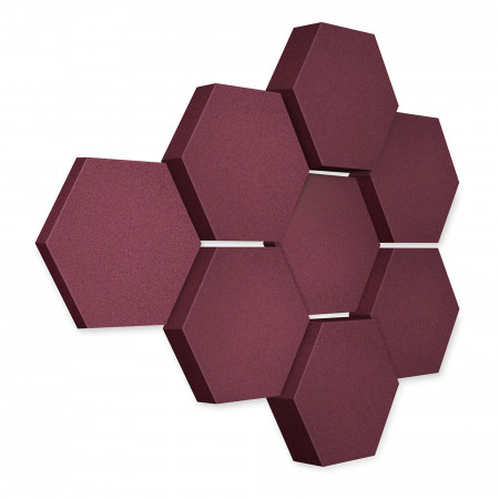 Edition LOFT Honeycomb - 8 absorbers made of Basotect ® - Colour: Blackberry