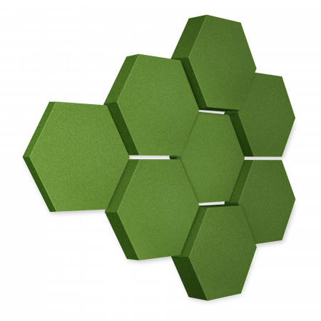 Edition LOFT Honeycomb - 8 Absorber aus Basotect ® - Farbe: Kermit