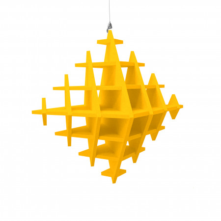 „CUBO“ 3D-Akustik-Objekt Würfel MONO für optimale Raumakustik, INNOVATIVES DESIGN / 40 cm