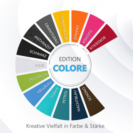 Schallabsorber-Set Colore aus Basotect G+ < 3 Elemente > Anthrazit + Granitgrau + Petrol