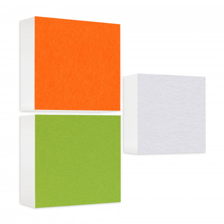 Schallabsorber aus Basotect ® G+ / 3x Regaleinsatz passend z.B. für IKEA KALLAX oder EXPEDIT - Set 13