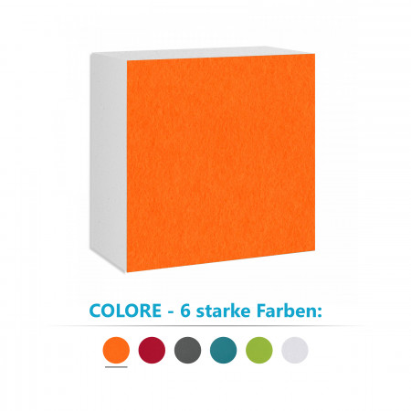 Schallabsorber aus Basotect ® G+ / Regaleinsatz passend z.B. für IKEA KALLAX oder EXPEDIT