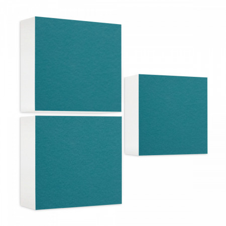 Schallabsorber aus Basotect ® G+ / 3x Regaleinsatz passend z.B. für IKEA KALLAX oder EXPEDIT