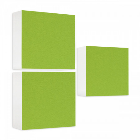 Schallabsorber aus Basotect ® G+ / 3x Regaleinsatz passend z.B. für IKEA KALLAX oder EXPEDIT
