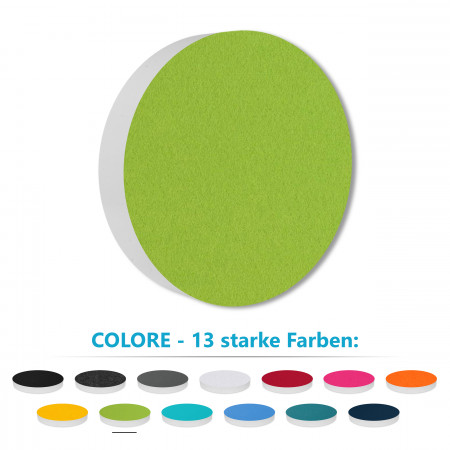 1 Akustik Schallabsorber aus Basotect ® G+ / Kreis 55 cm