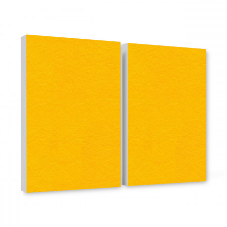 2 Schallabsorber aus Basotect ® G+ / Wandbild Akustik Schalldämmung je 82,5x55cm
