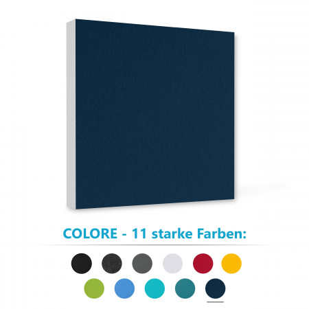 Schallabsorber Colore aus Basotect ® G+ / Akustik Schalldämmung 55x55cm