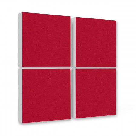4 Schallabsorber Colore aus Basotect ® G+ / Akustik Schalldämmung 55x55cm