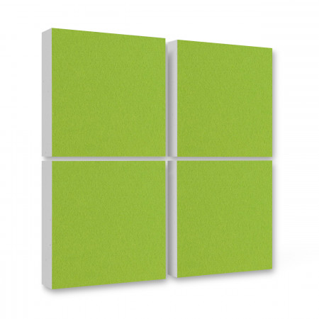 4 Schallabsorber Colore aus Basotect ® G+ / Akustik Schalldämmung 55x55cm