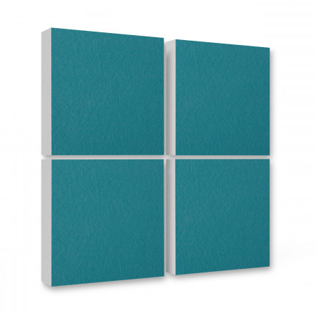 4 Schallabsorber Colore aus Basotect ® G+ / Akustik Schalldämmung 55x55cm