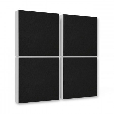 4 Schallabsorber Colore aus Basotect ® G+ / Akustik Schalldämmung 55x55cm