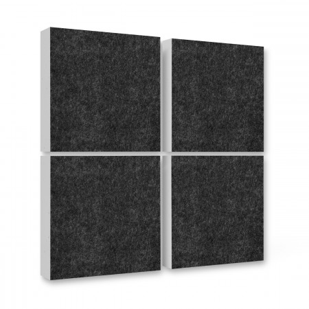 4 Schallabsorber Colore aus Basotect ® G+ / Akustik Schalldämmung 55x55cm