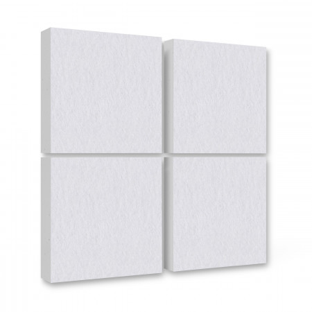 4 Schallabsorber Colore aus Basotect ® G+ / Akustik Schalldämmung 55x55cm