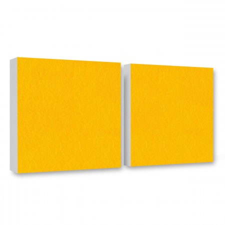 2 Schallabsorber Colore aus Basotect ® G+ / Akustik Schalldämmung 55x55cm
