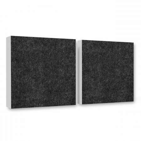 2 Schallabsorber Colore aus Basotect ® G+ / Akustik Schalldämmung 55x55cm