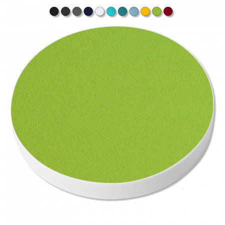 1 Akustik Schallabsorber aus Basotect ® G+ / Kreis 55 cm Multicolore (Hellgrün)
