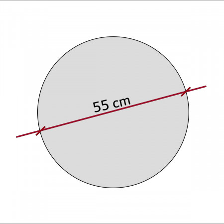 Ronde Kreis aus Basotect ® G+ / Durchmesser 550 mm / 50 mm dick