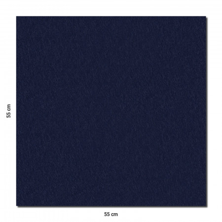 Schallabsorber Colore aus Basotect ® G+ / Akustik Schalldämmung 55x55cm (Nachtblau)