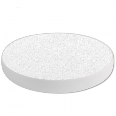 1 Akustik Schallabsorber aus Basotect ® G+ / Kreis 40 cm (Weiß)