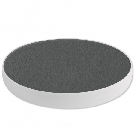 1 Acoustic sound absorber made of Basotect ® G+ / circle 40 cm (granite grey)