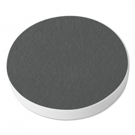1 Akustik Schallabsorber aus Basotect ® G+ /  Kreis 40 cm (Granitgrau)