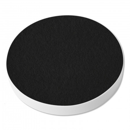 1 Acoustic sound absorber made of Basotect ® G+ / circle 55 cm (black)