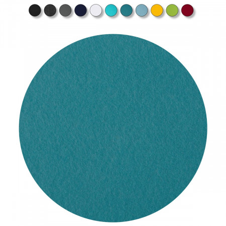 1 Acoustic sound absorber made of Basotect ® G+ / circle 40 cm (petrol)