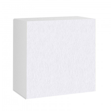 Sound absorber made of Basotect ® G+ / shelf insert suitable for example for IKEA KALLAX or EXPEDIT - White