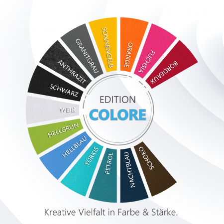 12 Absorber Wabenform aus Basotect ® G+ / Colore Multicolor SET 002 / je 4 Stück 30/50/70mm