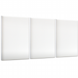 3x Basotect ® B sound absorber mat / 825x550x50mm - WHITE