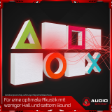 AUDIO SKiller 8 Sound Absorber Set #02 Level UP made of Basotect G+® with acoustic felt/acoustic improvement for gamers, streamers, youtubers.