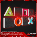 AUDIO SKiller 8 Schallabsorber Set #05 Level UP aus Basotect G+® mit Akustikfilz/Akustikverbesserung für Gamer, Streamer, Youtuber