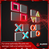 AUDIO SKiller 16 Schallabsorber Set #04 Level UP aus Basotect G+® mit Akustikfilz/Akustikverbesserung für Gamer, Streamer, Youtuber