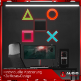 AUDIO SKiller 5 Schallabsorber Set #01 Level UP aus Basotect G+® mit Akustikfilz/Akustikverbesserung für Gamer, Streamer, Youtuber