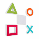 AUDIO SKiller 5 Sound Absorber Set #03 Level UP made of Basotect G+® with acoustic felt/acoustic improvement for gamers, streamers, youtubers. AUDIO SKiller 5 Sound Absorber Set #03 Level UP made of Basotect G+® with acoustic felt/acoustic improvement for gamers, streamers, youtubers.