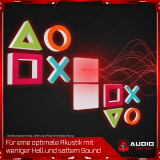 AUDIO SKiller 10 Sound Absorber Set #03 Level UP made of Basotect G+® with acoustic felt/acoustic improvement for gamers, streamers, youtubers.