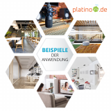 Edition &quote;LOFT&quote; Honeycomb - 9 Absorber aus Basotect ® - Farbe: Platinum + Anthracite + Denim