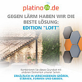 Edition &quote;LOFT&quote; Honeycomb - 6 absorbers made of Basotect ® - Colour: Juice + Scandic + Anthracite