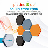 Edition &quote;LOFT&quote; Honeycomb - 6 absorbers made of Basotect ® - Colour: Juice + Scandic + Anthracite