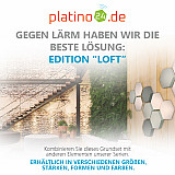 Edition &quote;LOFT&quote; Honeycomb - 12 Absorber aus Basotect ® - Farbe: Snow + Aqua + Denim