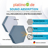 Edition &quote;LOFT&quote; Honeycomb - 6 absorbers made of Basotect ® - Colour: Scandic